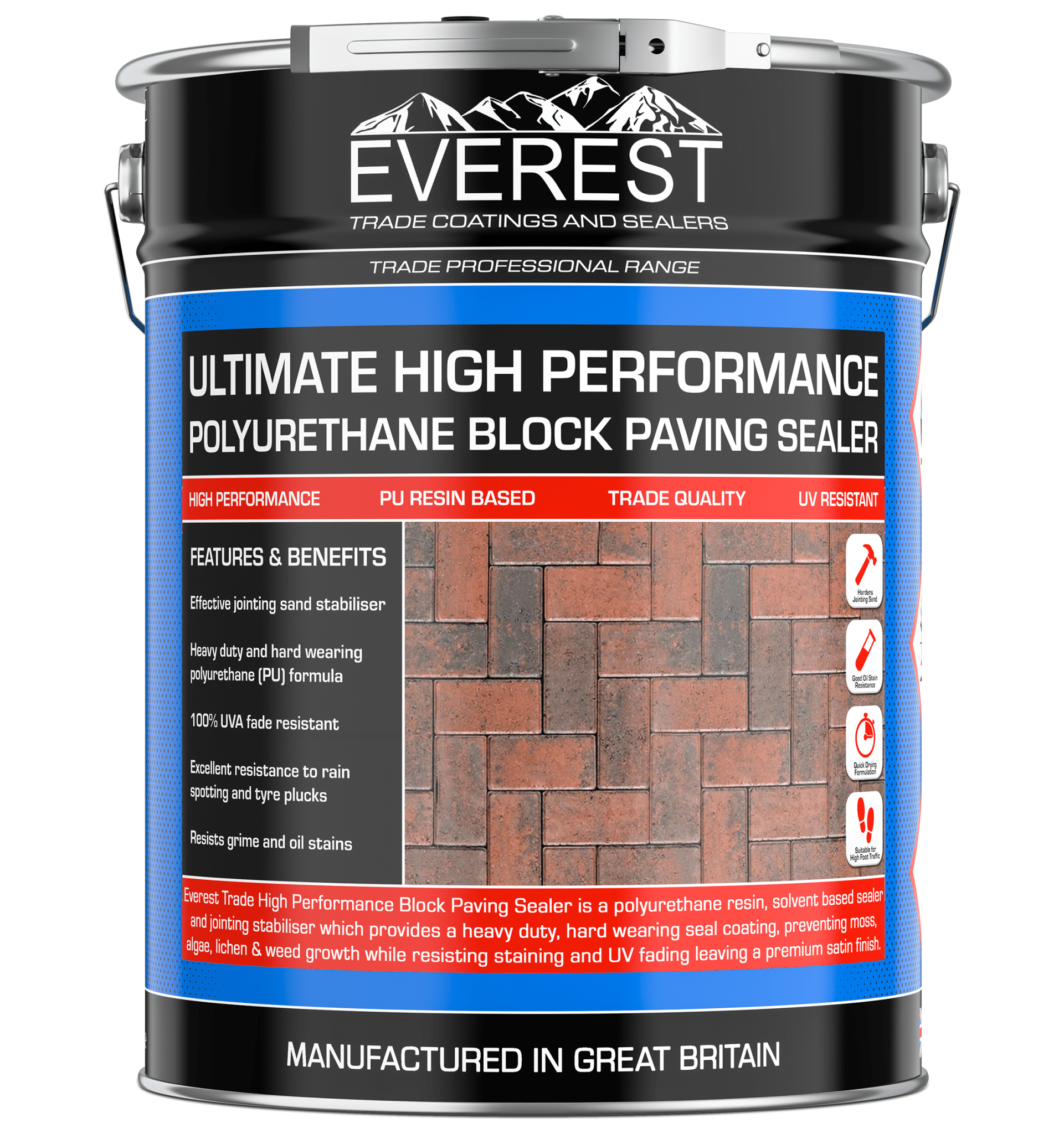SummitSeal - Ultimate Block Paving Sealer - Polyurethane - Everest Paints