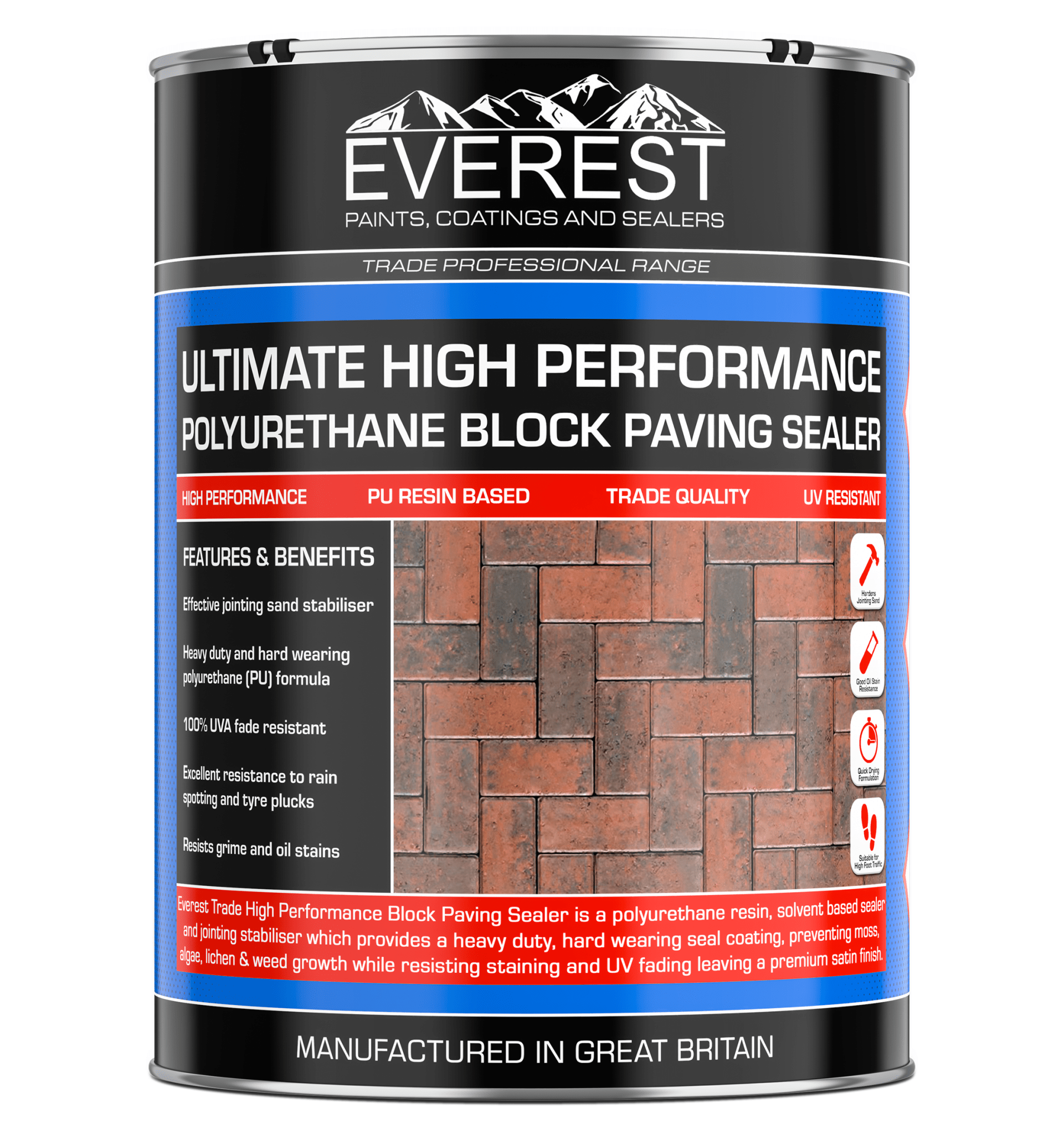 SummitSeal - Ultimate Block Paving Sealer - Polyurethane - Everest Paints