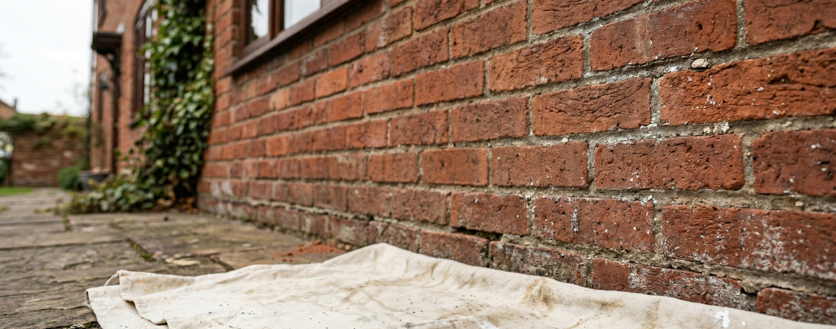 The best way to prime common exterior bricks before applying masonry paint to prevent peeling.